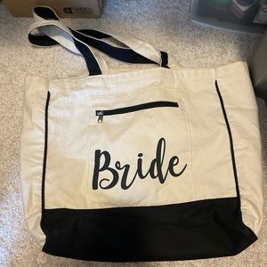 Bride tote bag